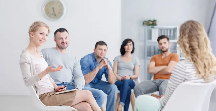 A supportive family therapy session